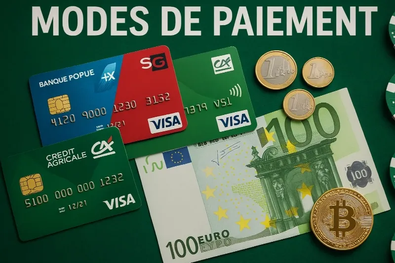 Modes de paiement sécurisés pour les casinos Hors ARJEL